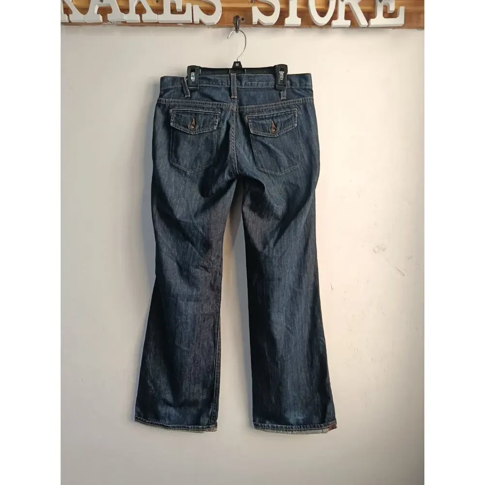 Gap 1969 Limited Edition Straight Leg Jeans Women’s 4R Dark Wash 2008 Y2K